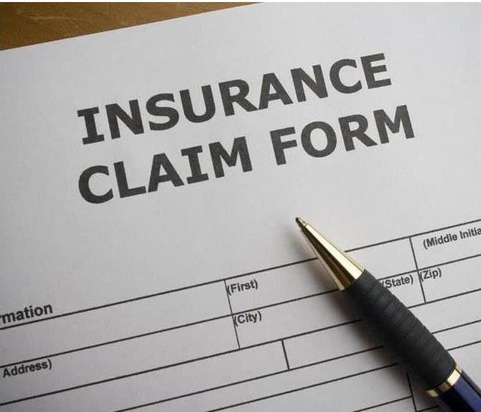 A piece of paper containing Insurance Claim form