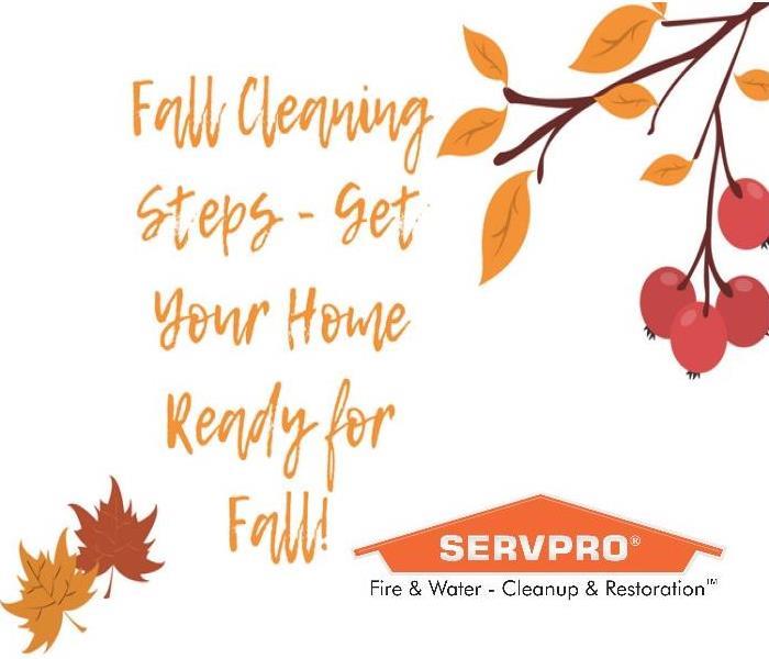 white background with orange and brown leaf's and orange SERVPRO logo  