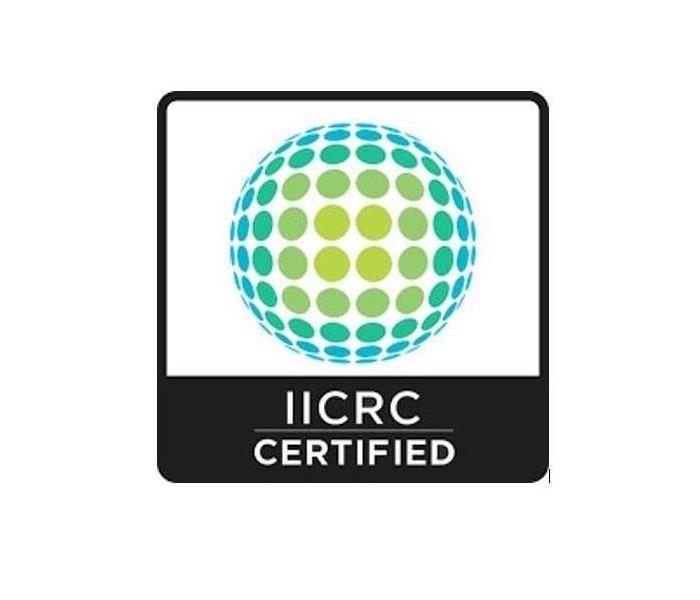 IICRC green, blue and white logo 